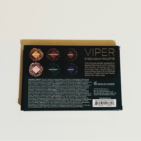Sigma Beauty Viper Eyeshadow Palette - Picture 7 of 8